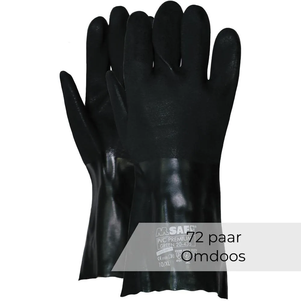 12 Paar OXXA Essential PVC-Chem-Green 20-435