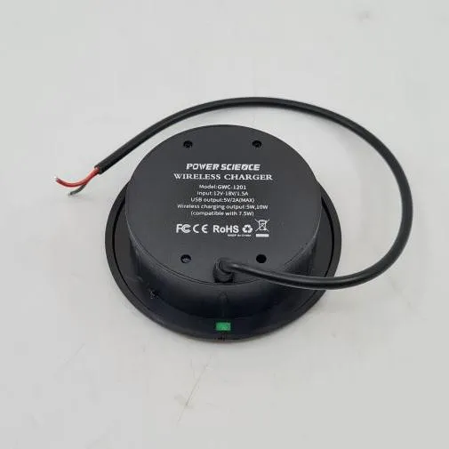 12volt Wireless Charger 10W with Usb