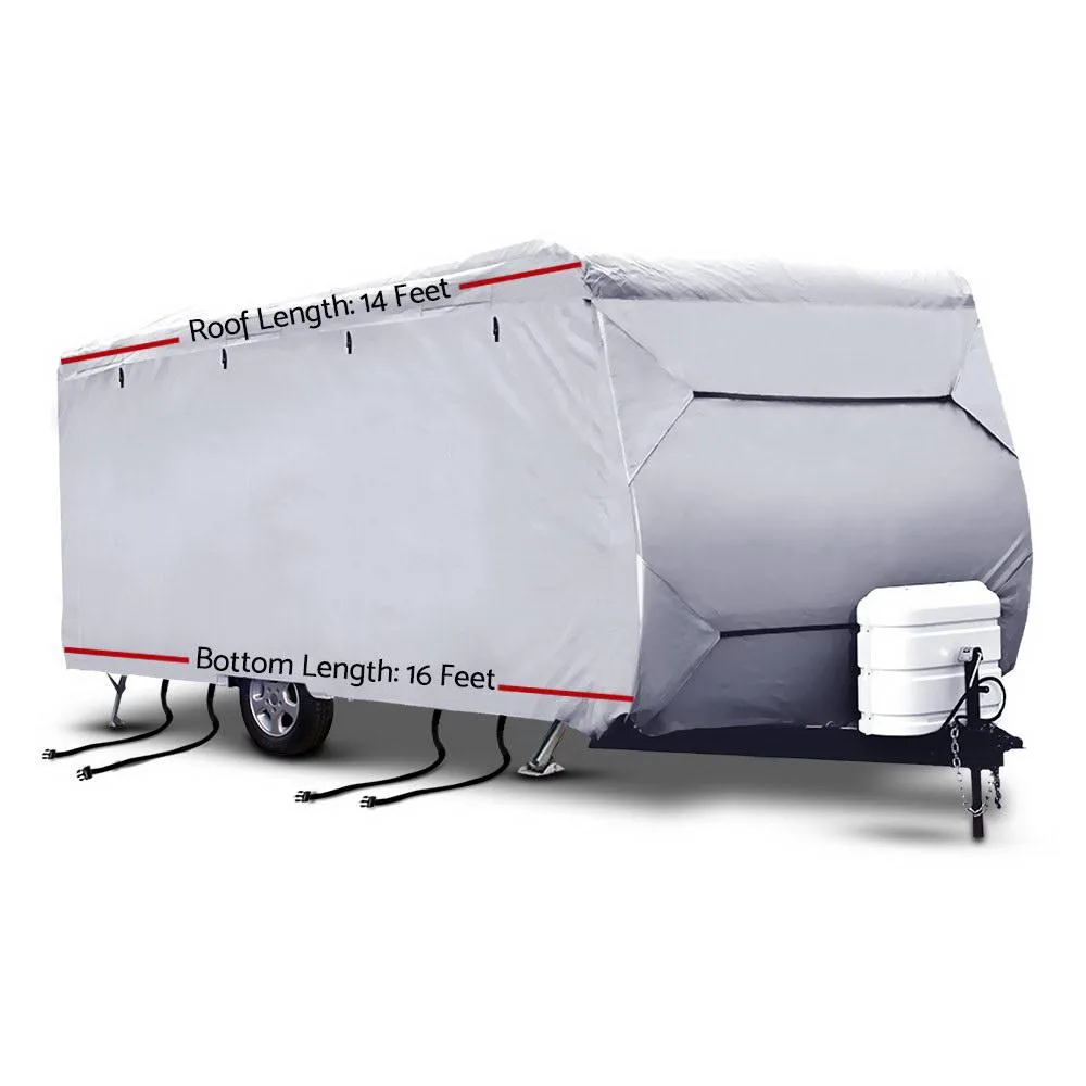 14-16Ft Caravan Cover Campervan 4 Layer UV Water Resistant