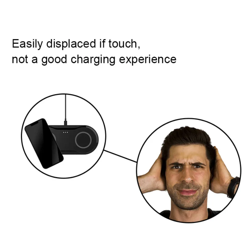 2 In 1 Wireless Phone Charger