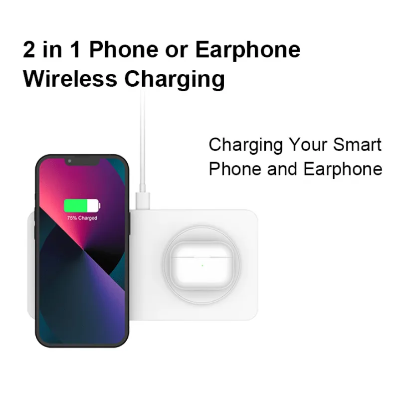 2 In 1 Wireless Phone Charger