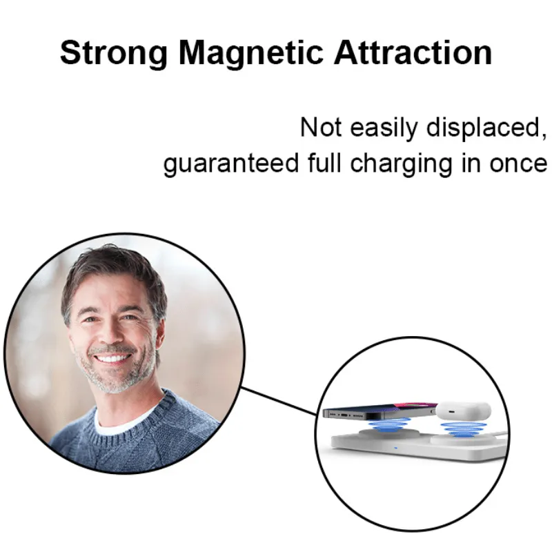 2 In 1 Wireless Phone Charger