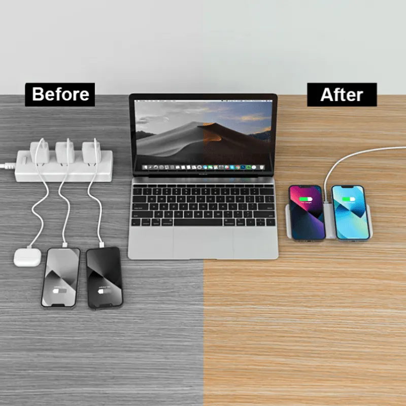2 In 1 Wireless Phone Charger