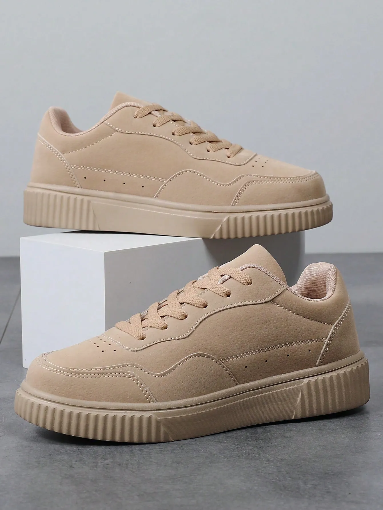 36-45 Couples Casual Shoes, Men's Sports Shoes And Women's Sneakers, Lace-Up Soft Bottom Flat Comfortable Shoes, Lightweight Low-Cut Daily Shoes