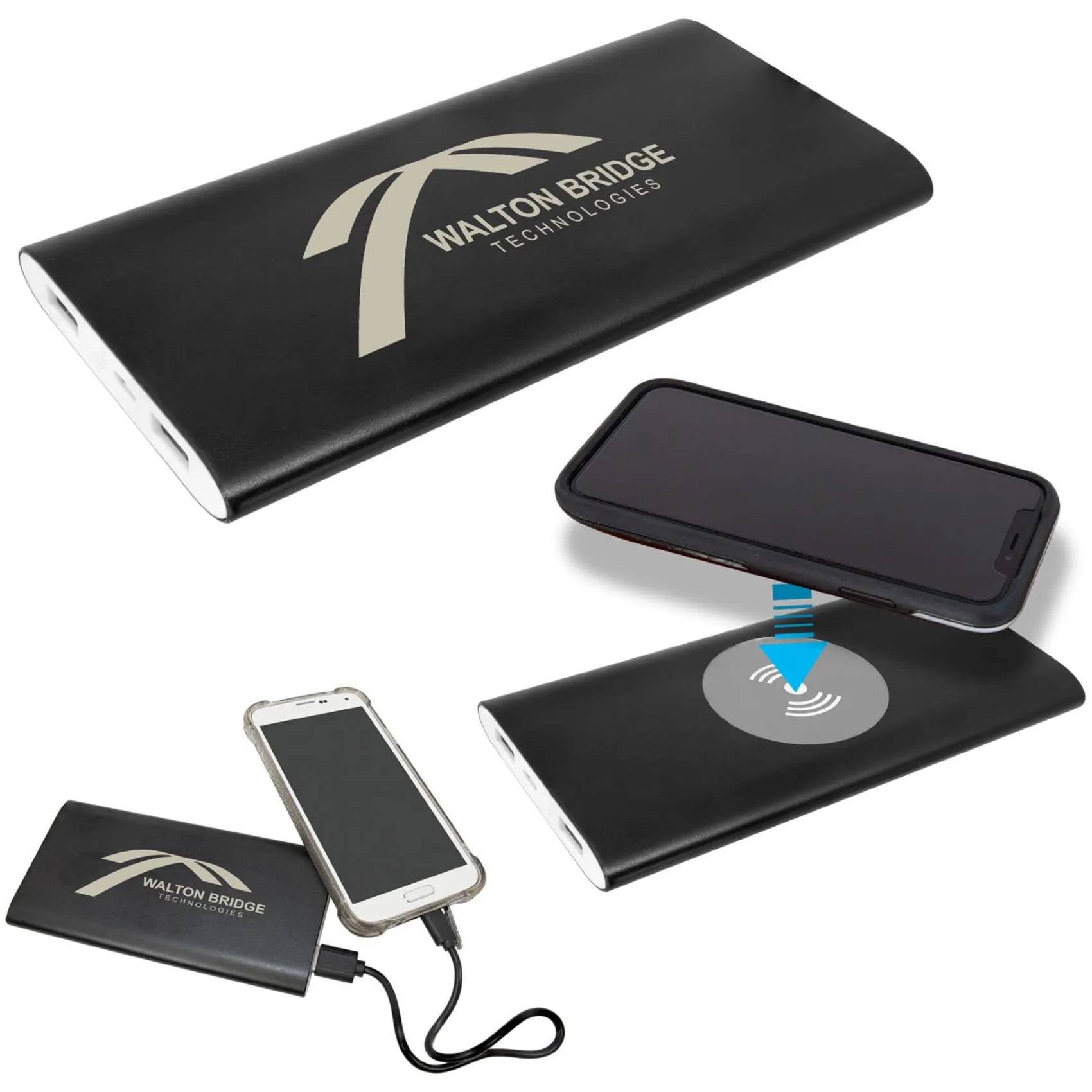 8000MAH Power Bank & Wireless Charger