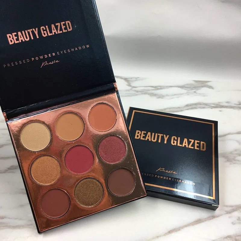 9 Color Matte Diamond Glitter Eyeshadow