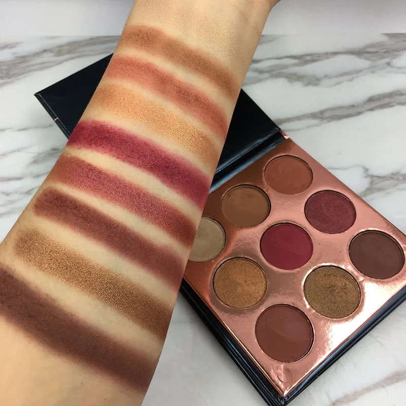 9 Color Matte Diamond Glitter Eyeshadow