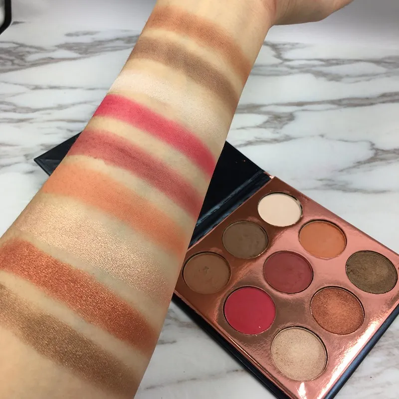 9 Color Matte Diamond Glitter Eyeshadow