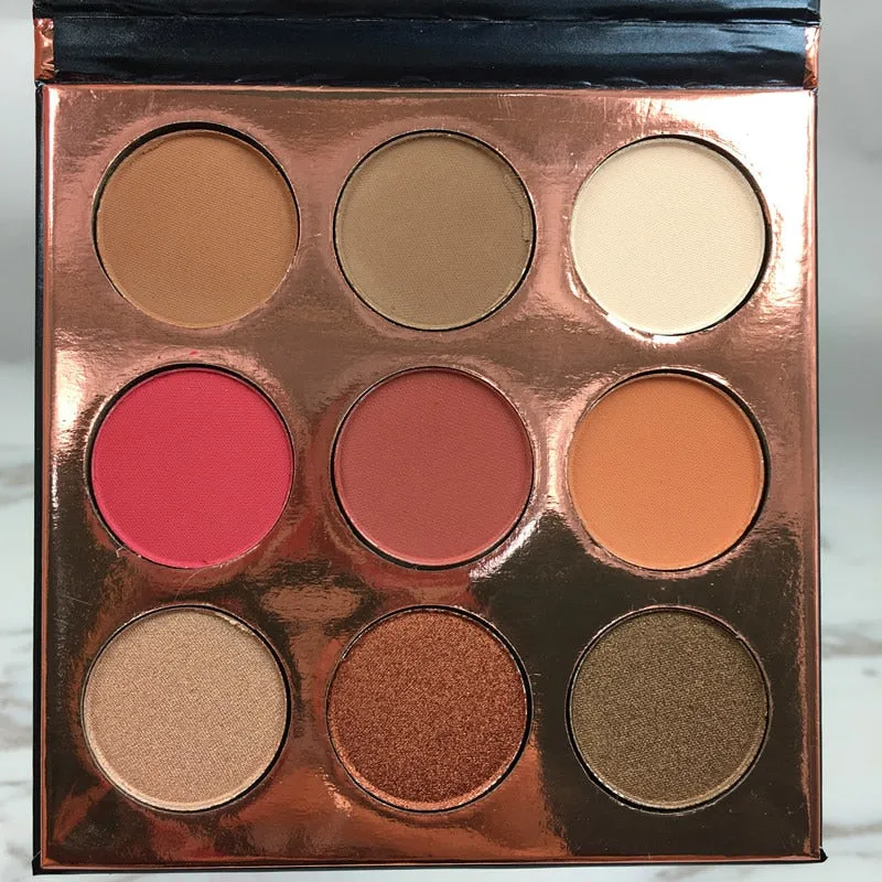 9 Color Matte Diamond Glitter Eyeshadow