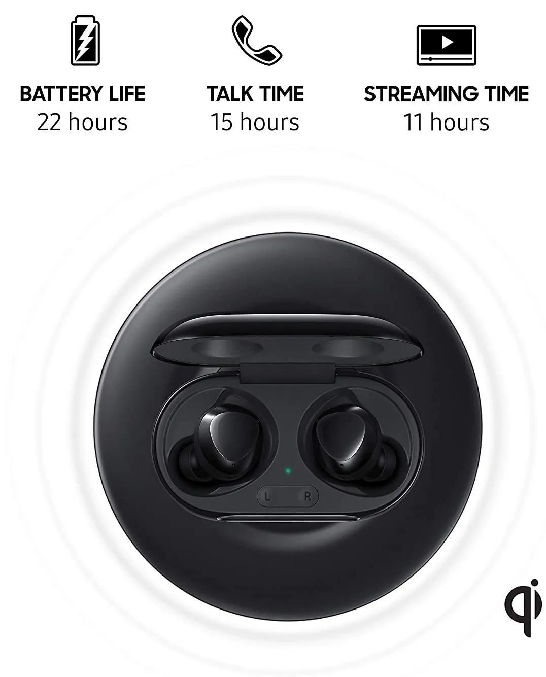 AAAAA Samsung Galaxy Buds   Earphones (Cosmic Black)