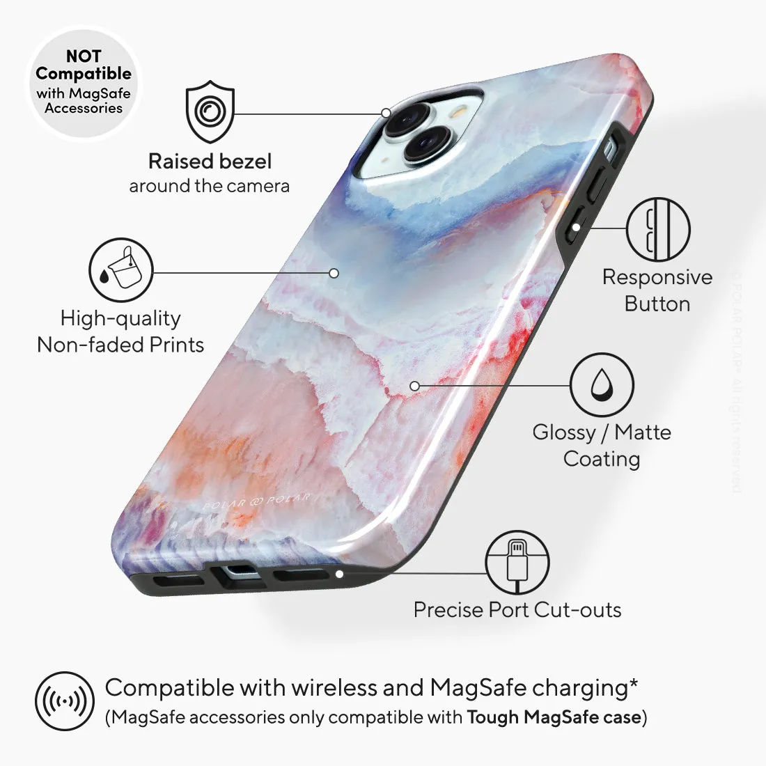 Almond Coast Custom - iPhone 15 Plus Case