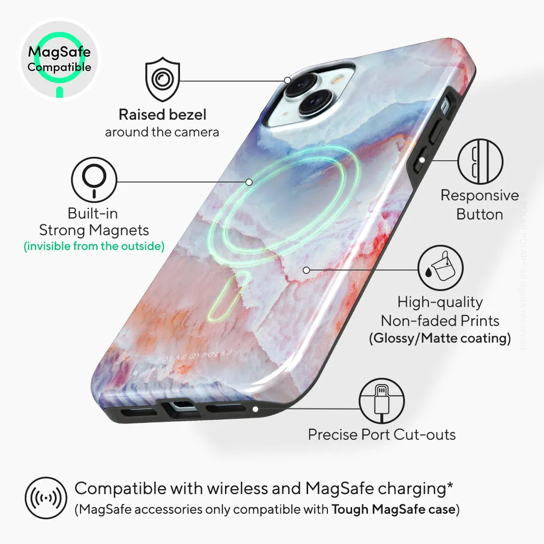 Almond Coast Custom - iPhone 15 Plus Case