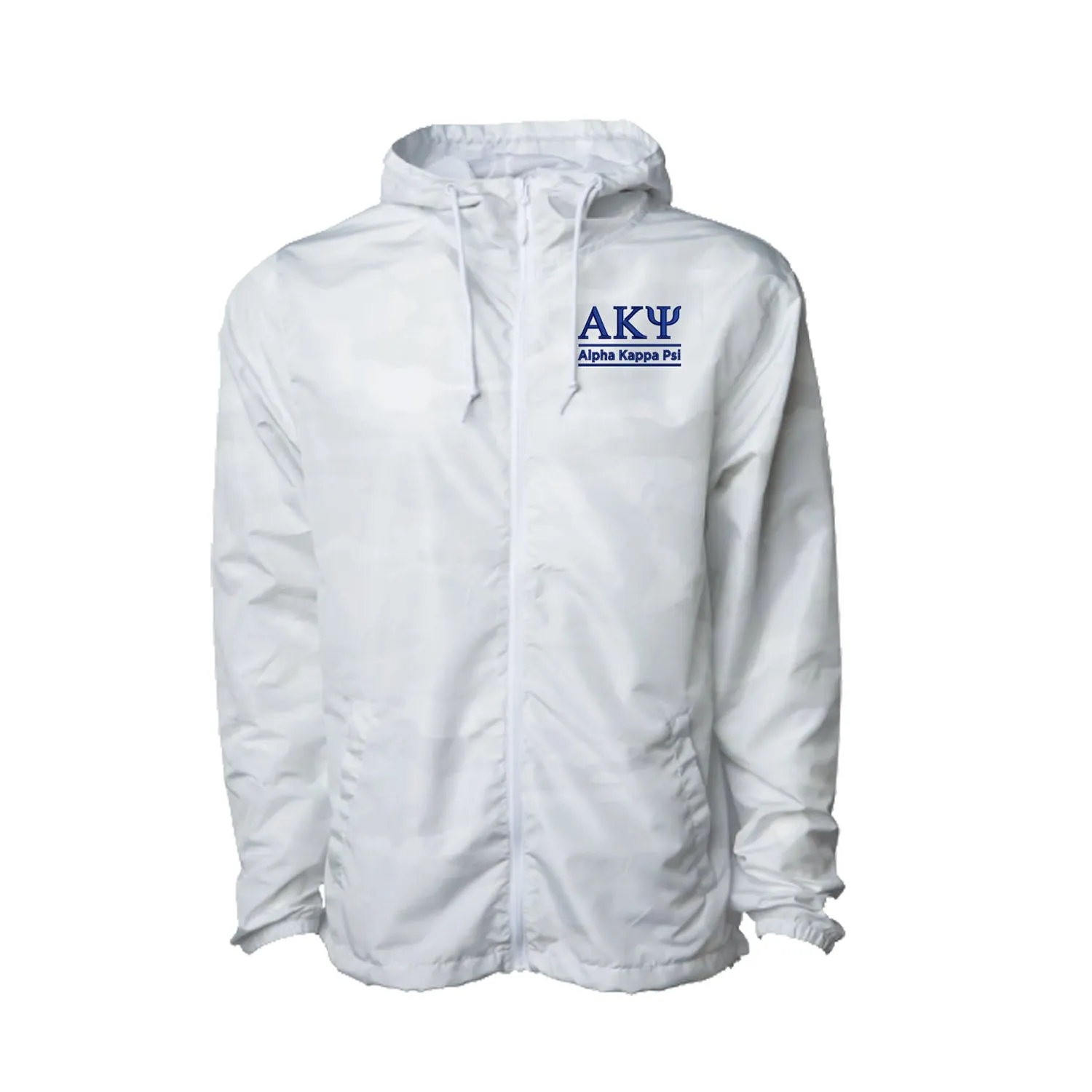 Alpha Kappa Psi Windbreaker Jacket 2 Line Design