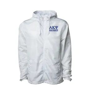 Alpha Kappa Psi Windbreaker Jacket 2 Line Design