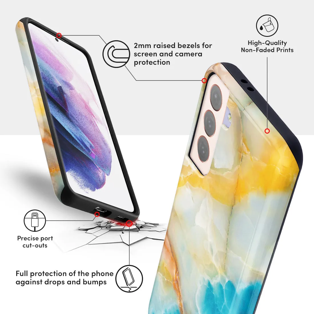 Aqua Sunlight Custom - Samsung Galaxy S21 5G Case