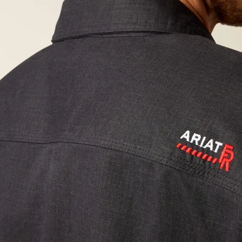 Ariat Men's Flame Resistant Ripstop Softshell Flame Resist Shirt Jacket Black - 10052103