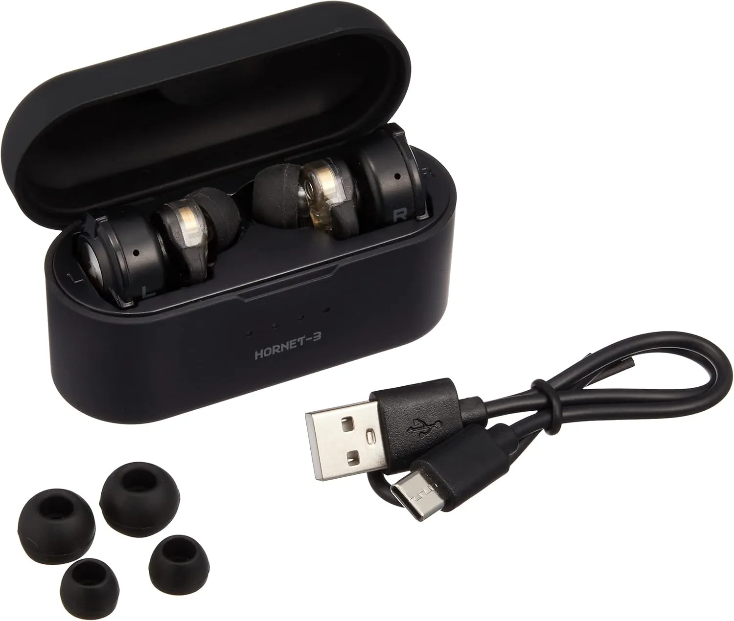 ARMAGGEDDON TWS HORNET-3 Black Bluetooth Earphones (Black) Small