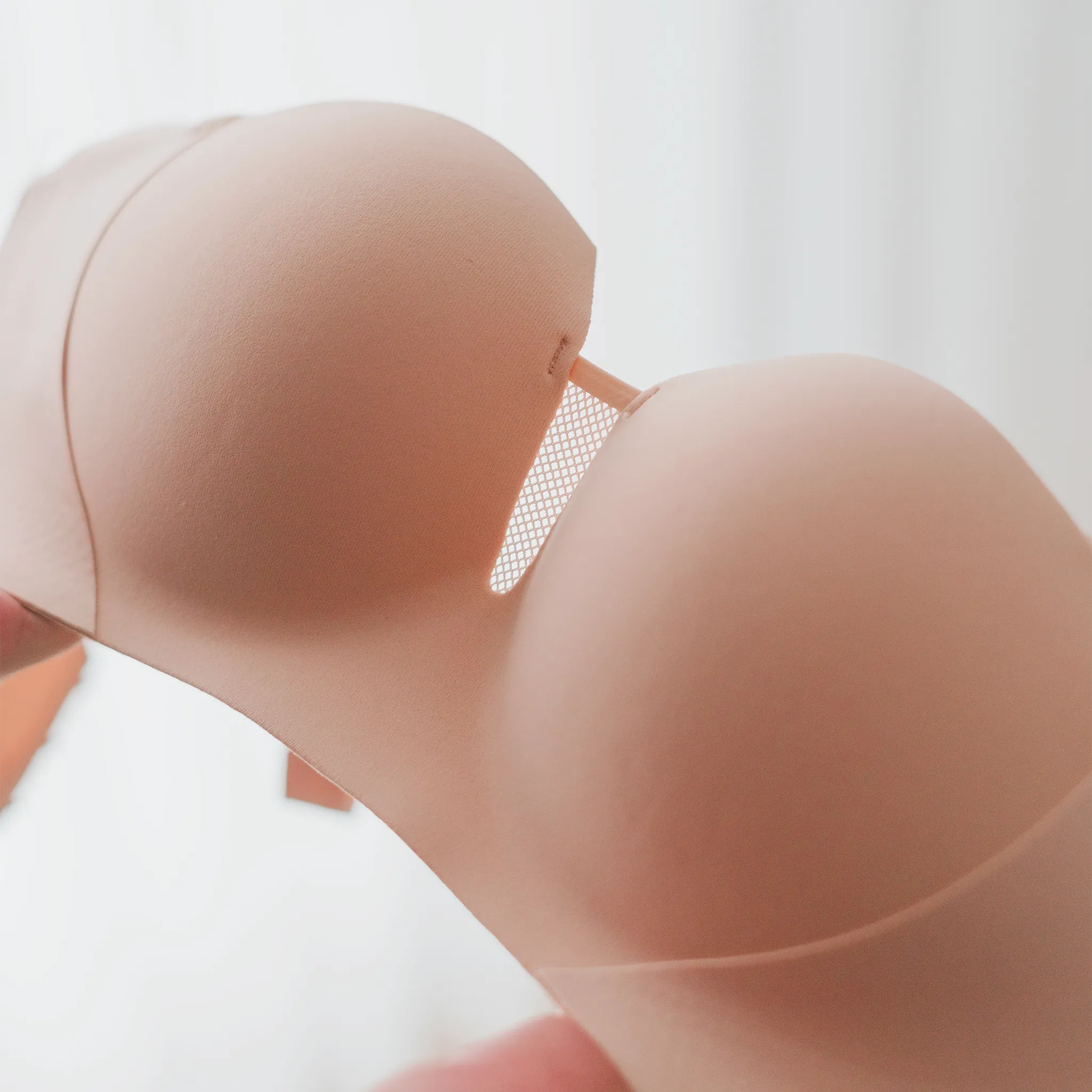[BACKORDER OPEN] Oompharific! Anti-Slip Super Push Up Seamless Wireless Bra in Cocoa Latte