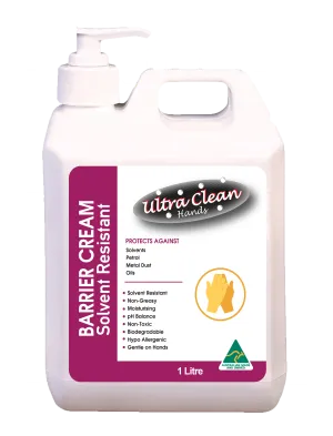 Barrier Cream (Solvent Resistent) Pump Ultra Clean
