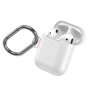 Baseus - Let "s go Woven Lable Hook Protective Case For Pods 1/2 Generation White & Pink