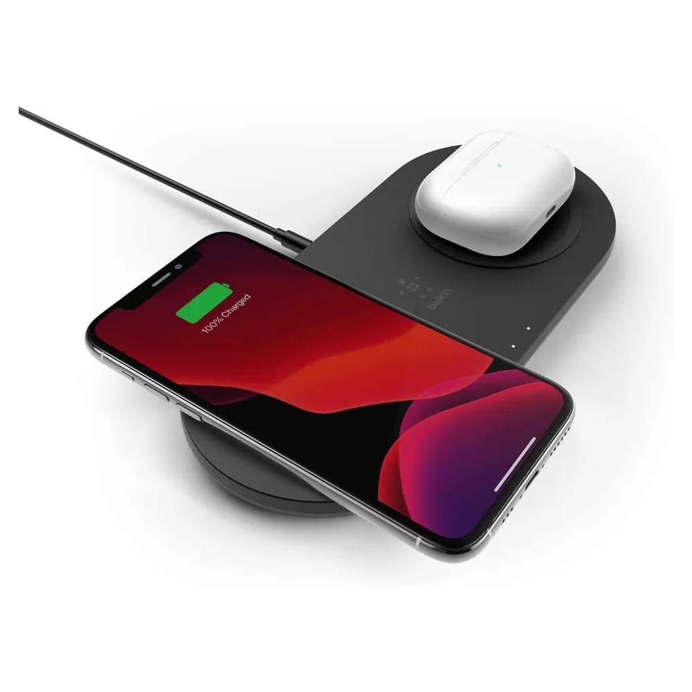 Belkin Boost↑Charge™ 15W Dual Wireless Charging Pads Black