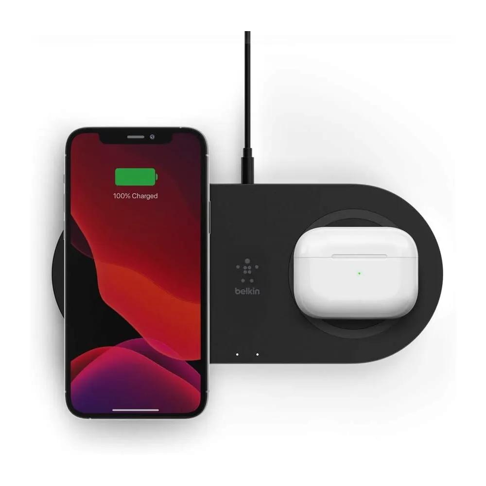 Belkin Boost↑Charge™ 15W Dual Wireless Charging Pads Black