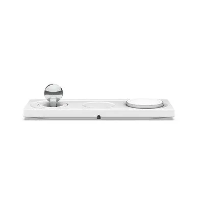 Belkin BoostCharge Pro 3-in-1 Wireless Charging Pad with Official MagSafe Charging 15W - White