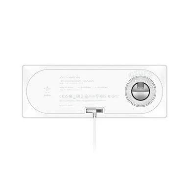 Belkin BoostCharge Pro 3-in-1 Wireless Charging Pad with Official MagSafe Charging 15W - White