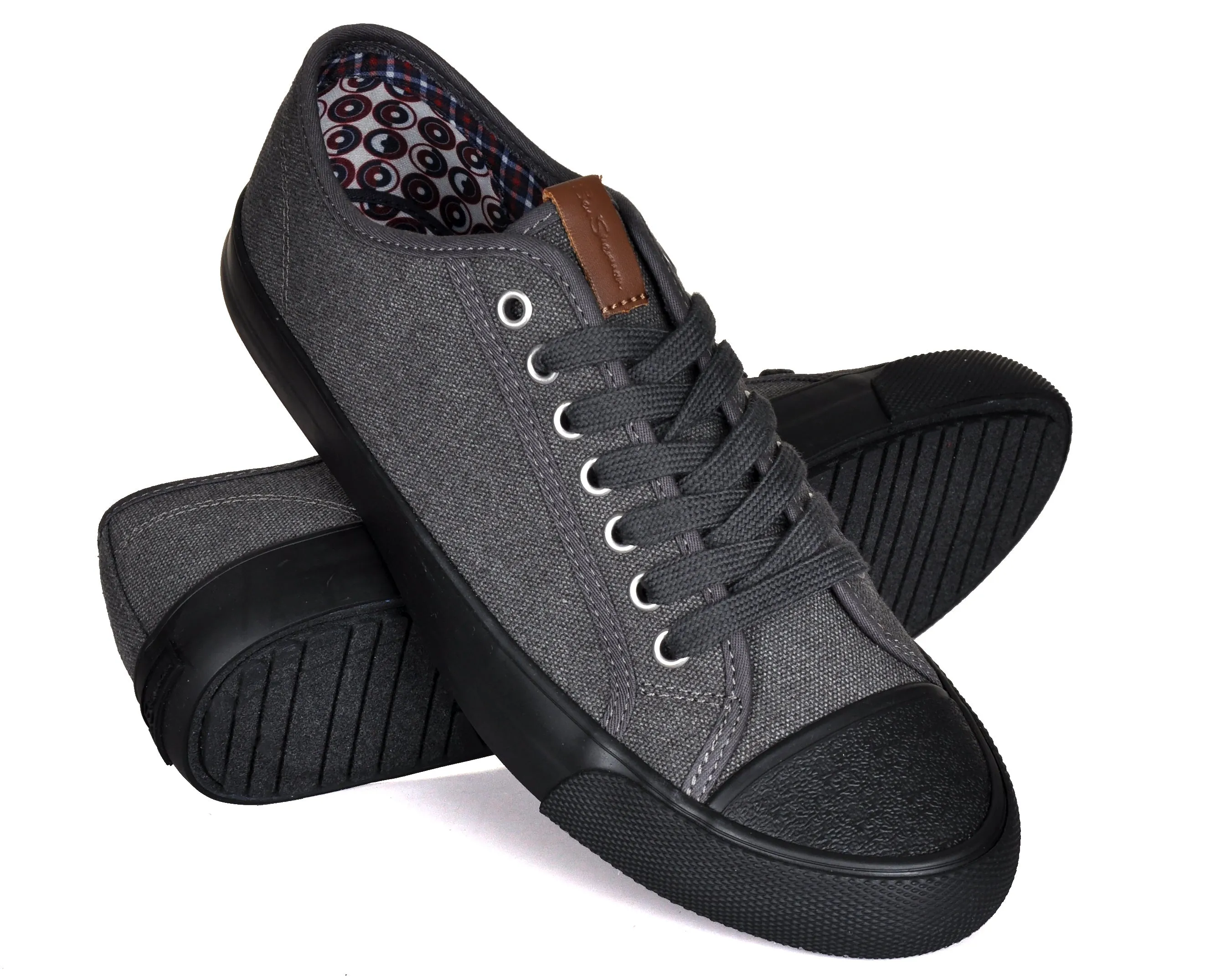Ben Sherman Clifford Oxford BNMF22020 2CHC Men's Coal Black Lifestyle Sneakers