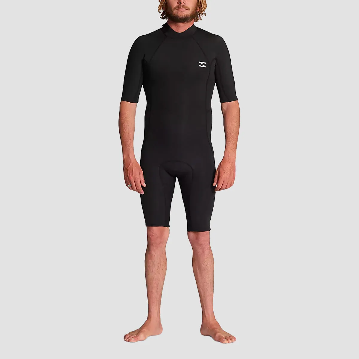 Billabong Absolute 2/2mm Back Zip Shorty Wetsuit Black