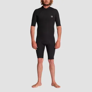 Billabong Absolute 2/2mm Back Zip Shorty Wetsuit Black
