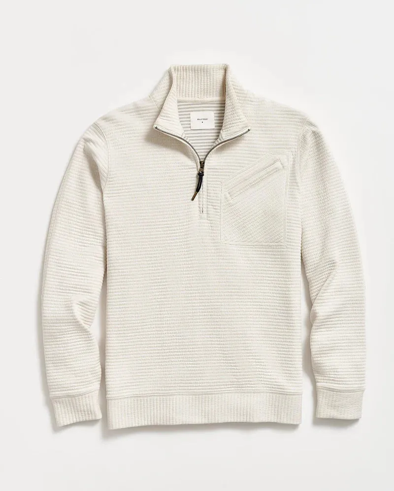 Billy Reid Quilted Half Zip