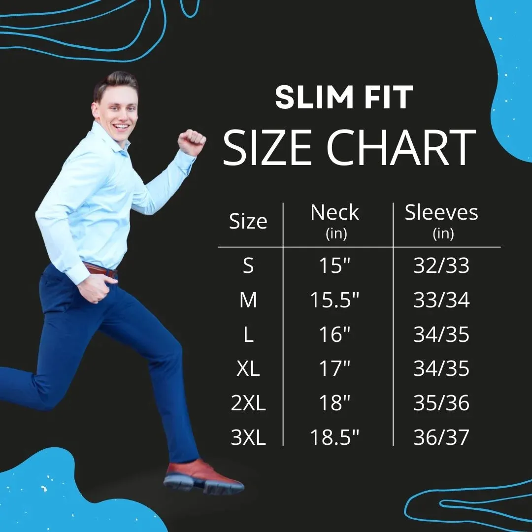 Blue Hustle Slim Fit Shirt