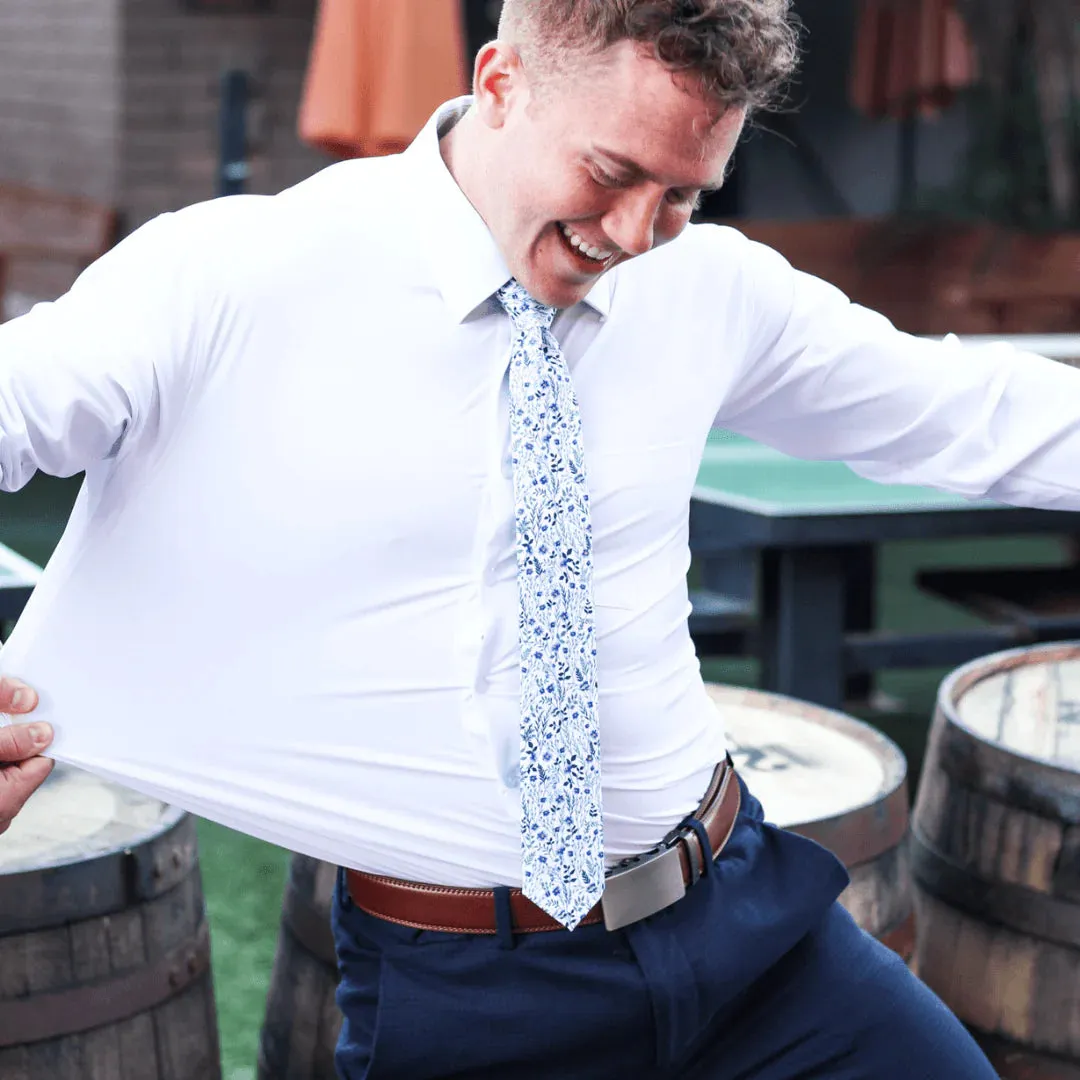 Blue Hustle Slim Fit Shirt
