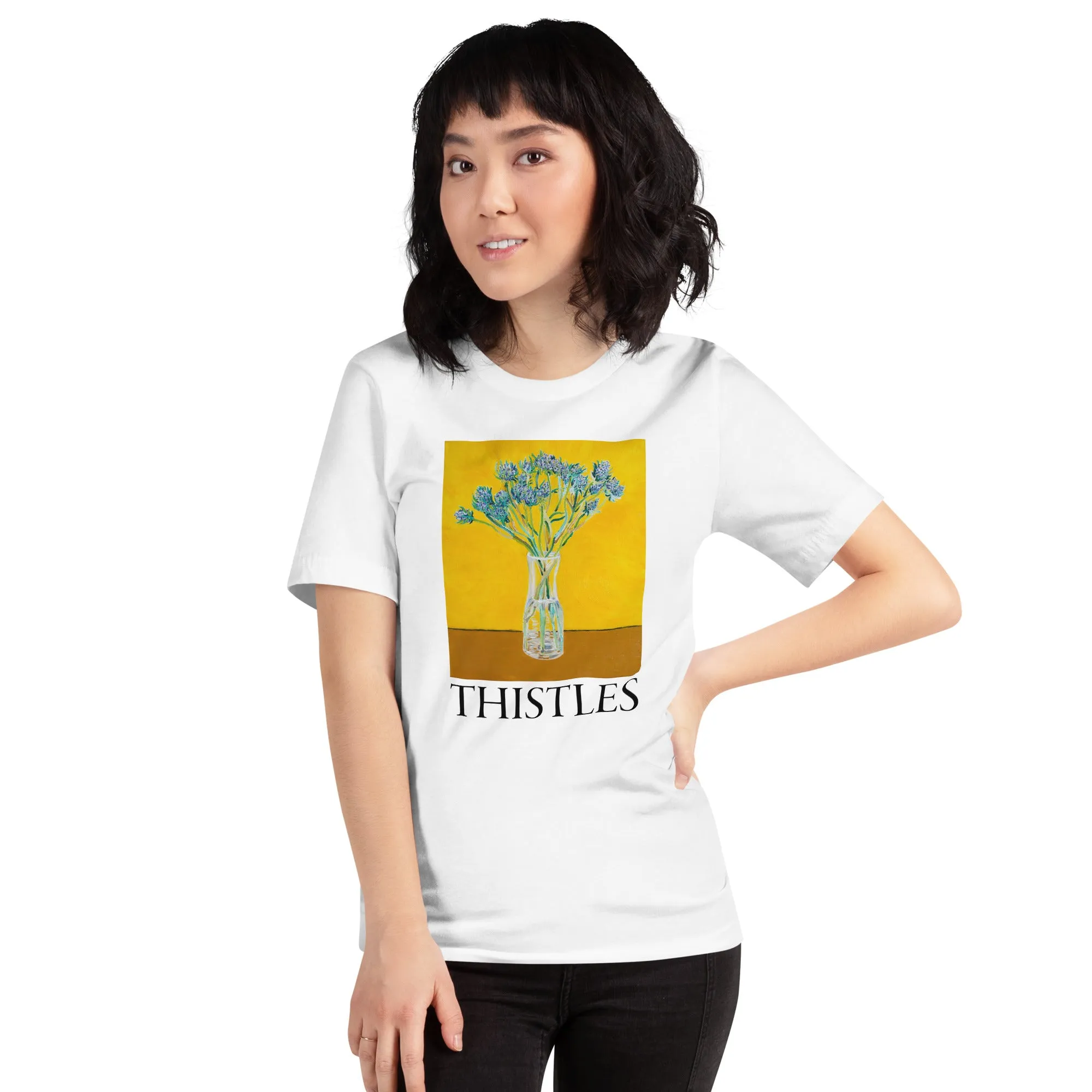 Bouquet of Flower Thistles - Art Unisex T-shirt
