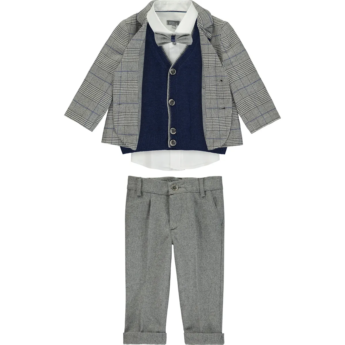 Boys Occasion Smart Suit 5 Piece Set