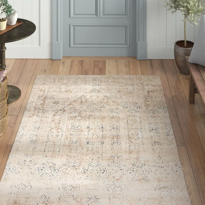 Brand new Chateau Quincy Beige 4' 0 x 6' 0 Area Rug! Made in Turkey! Fade-resistant materials keep it looking new! Retails $164 w/Tax!