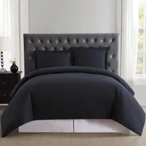 Brand new in package! Premier 3300 Bamboo Comfort Ultra Soft 3 Piece Reversible Duvet Cover set, KING! Wrinkle, Fade & Stain Resistant! Black!