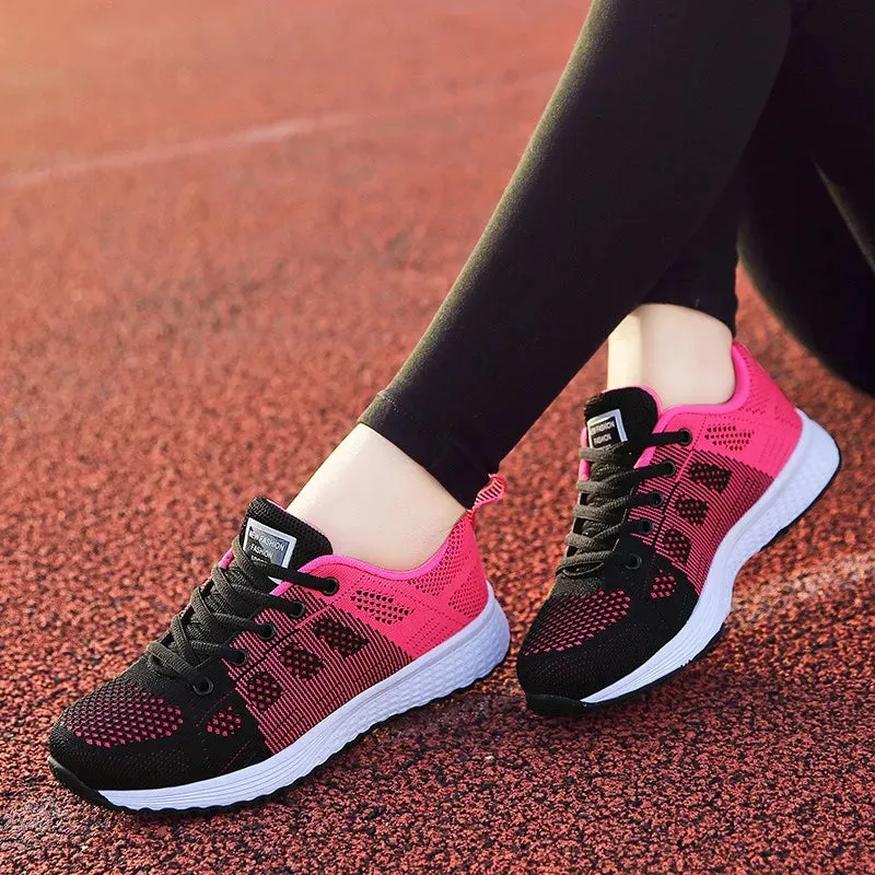 Breathable Women Running Shoes Lightweight Anti-slip Female Sports