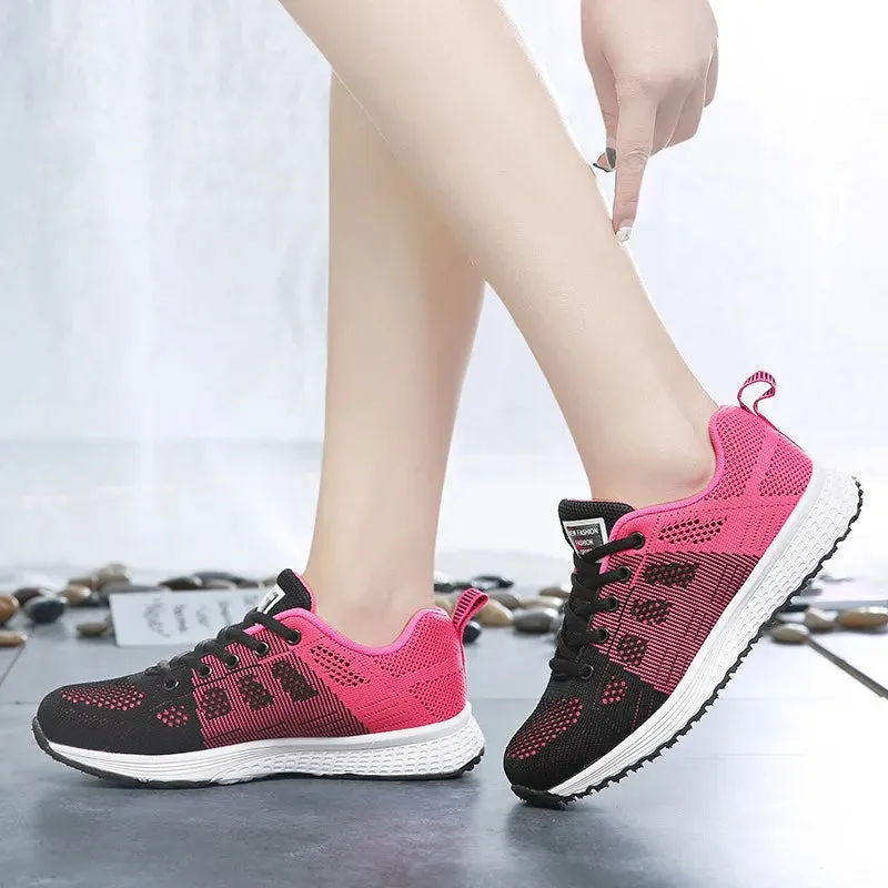 Breathable Women Running Shoes Lightweight Anti-slip Female Sports