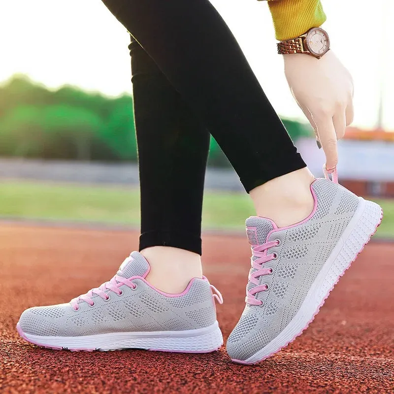 Breathable Women Running Shoes Lightweight Anti-slip Female Sports