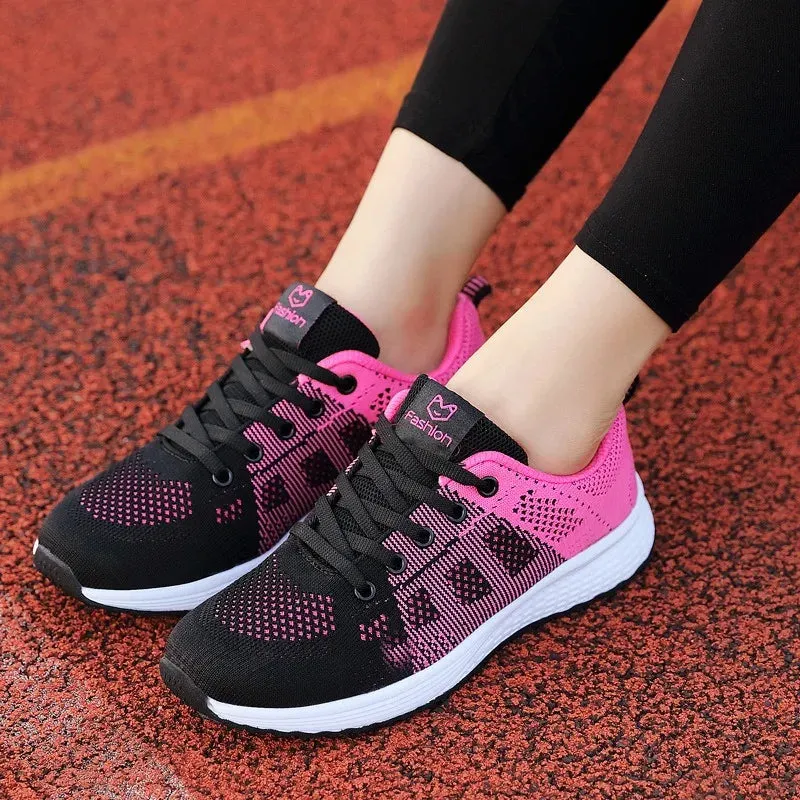 Breathable Women Running Shoes Lightweight Anti-slip Female Sports
