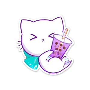 Bubble Kittea Mine! Sparkly Sticker