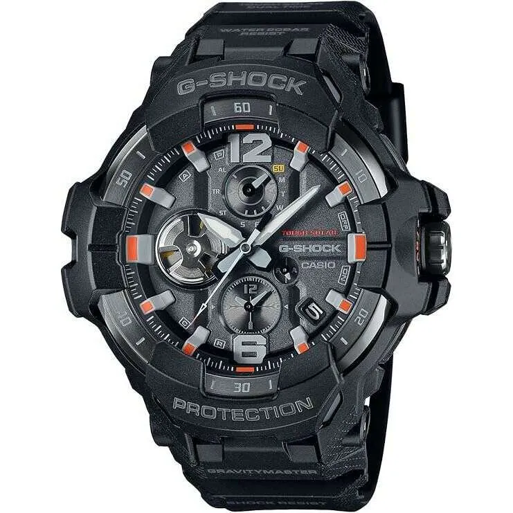 CASIO G-SHOCK GRAVITYMASTER BLUETOOTH SOLAR ANALOG BLACK MEN WATCH GR-B300EC-1AJF