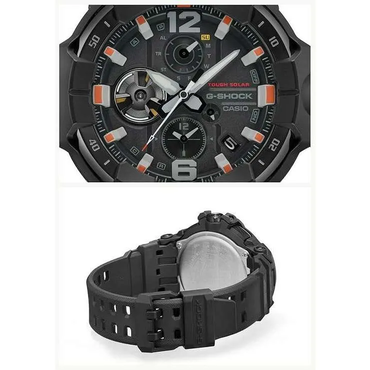 CASIO G-SHOCK GRAVITYMASTER BLUETOOTH SOLAR ANALOG BLACK MEN WATCH GR-B300EC-1AJF