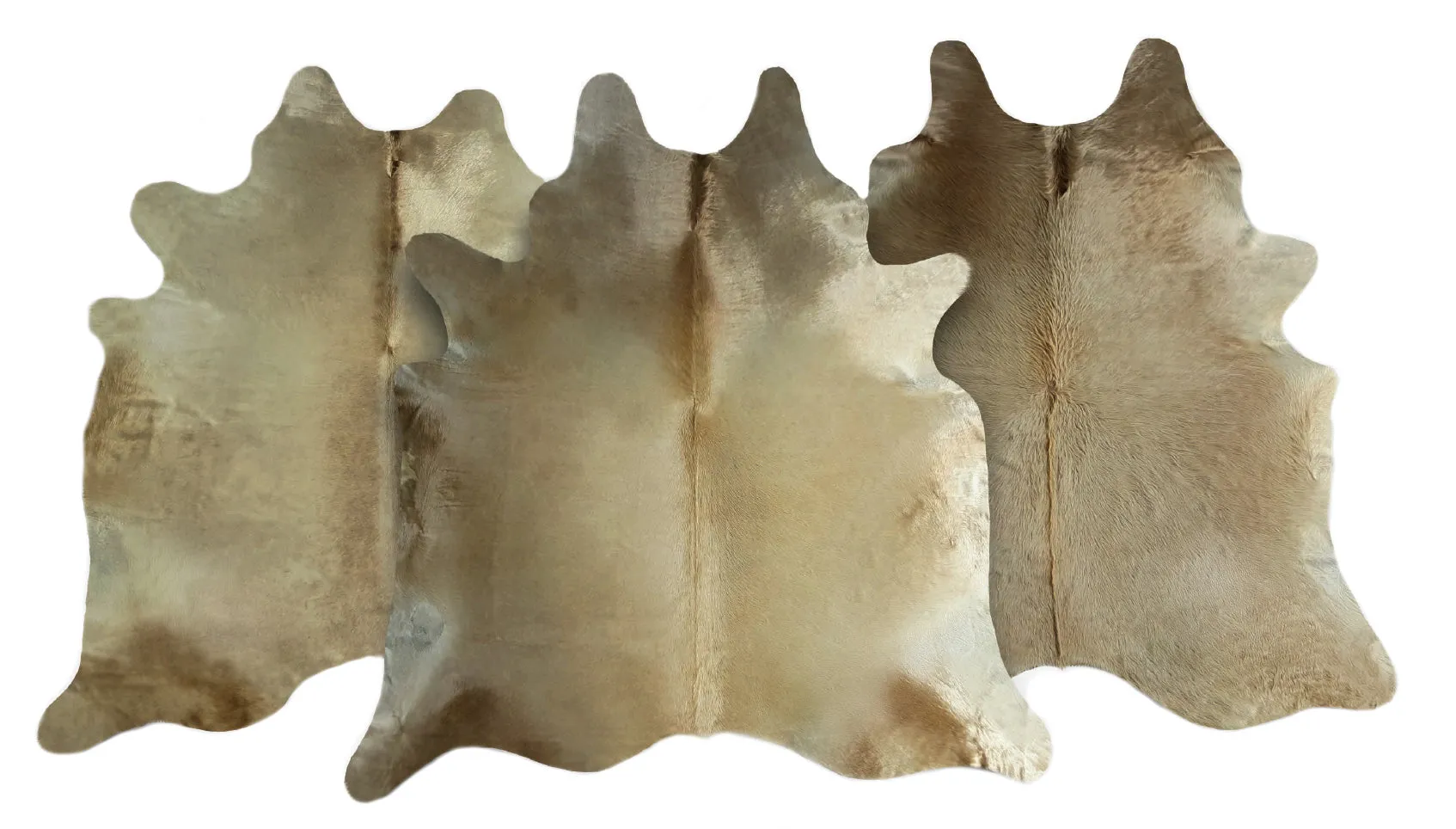 Champagne Cowhide Rug - XL