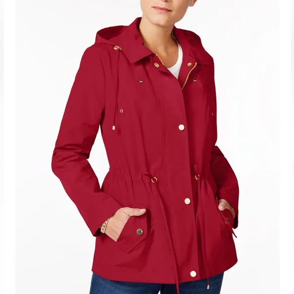 CHARTER CLUB Water-Resistant Hooded Anorak Jacket