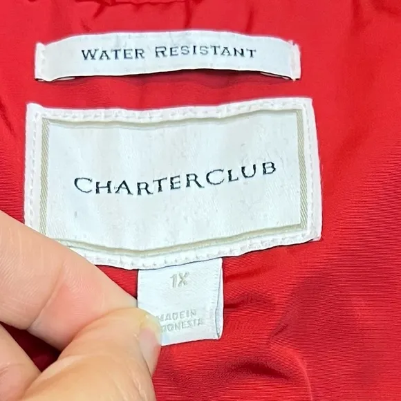 CHARTER CLUB Water-Resistant Hooded Anorak Jacket
