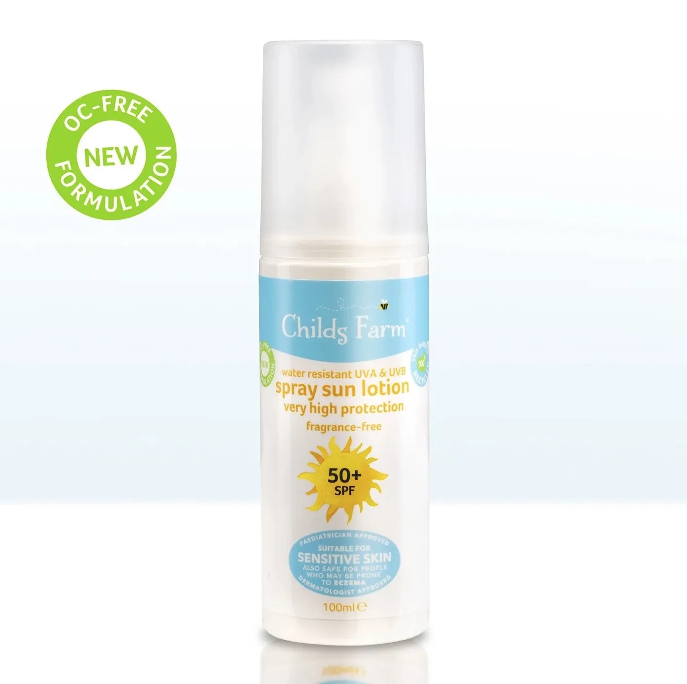 Childs Farm Water Resistant Spray Sun Lotion SPF50  100ml