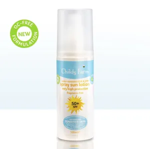 Childs Farm Water Resistant Spray Sun Lotion SPF50  100ml